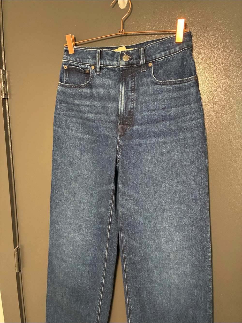 New Madewell The Perfect Vintage Wide-Leg Jean Sz 27 Tall - Picture 5 of 9